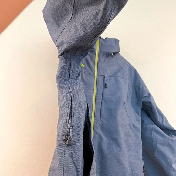 Mammut Dry Tech Blue Water Resistant Hooded Full Zip Winter Coat Women's XS - Picture 4 of 12